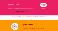 Desktop Screenshot of pegboardcrafts.com